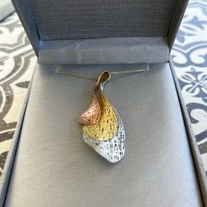 Zales Tri-Gold Necklace